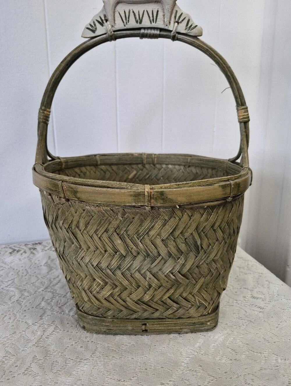 Woven Cow Basket